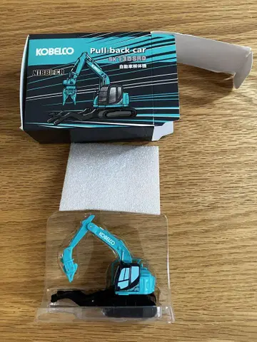KOBELCO 풀백 카 미니어처 건설 기계