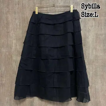 Sybilla 시빌라 캉캉 스커트 L 사이즈 블랙