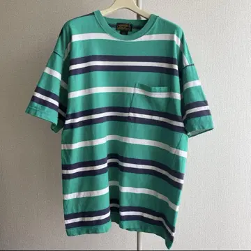 80s Eddie Bauer 멀티 보더 T [US 구제 의류]
