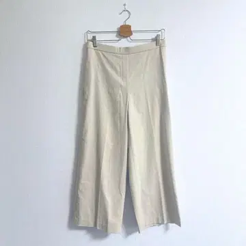 Theory 최근 모델 BOSHELL WIDE PULL 린넨 혼방 팬츠