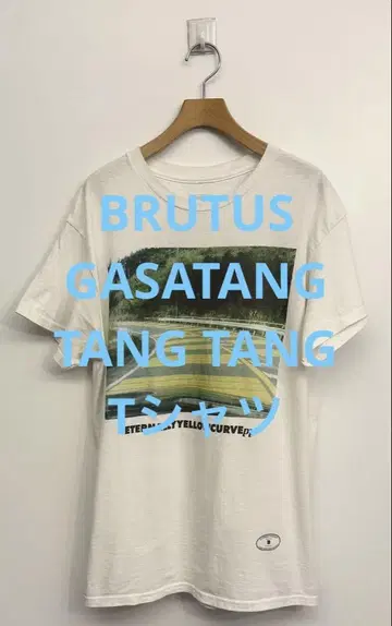 새상품급 BRUTUS GASATANG TANG TANG 탕탕 티셔츠 M