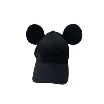 새상품급 도쿄 디즈니 리조트 미키 귀도리 팬 캡 58cm 블랙 당일 배송