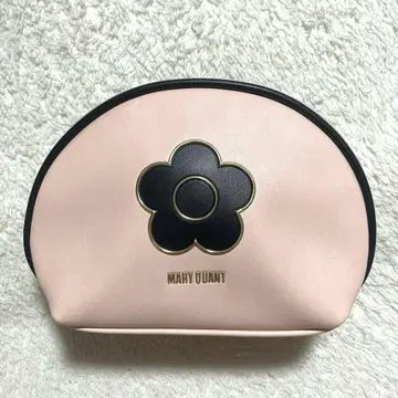 MARY QUANT 마리 콴트 파우치 새상품 바이컬러 데이지 핑크