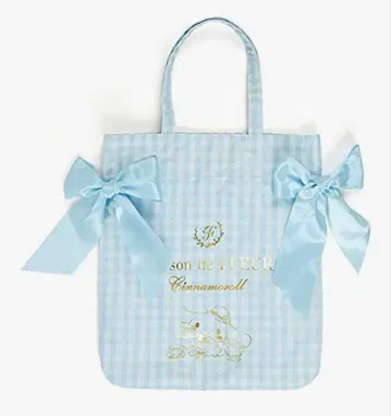 Maison de FLEUR 시나모롤 시나몬 리본 토트 백
