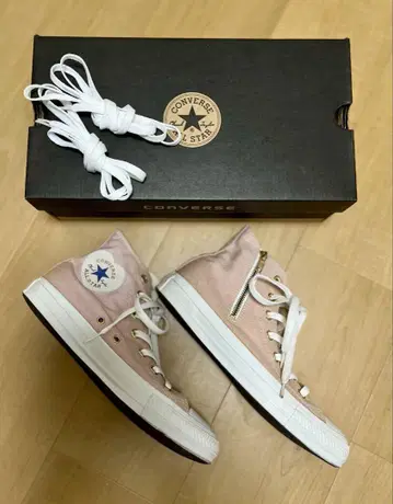 CONVERSE ALL STAR 핑크 하이컷 스니커즈