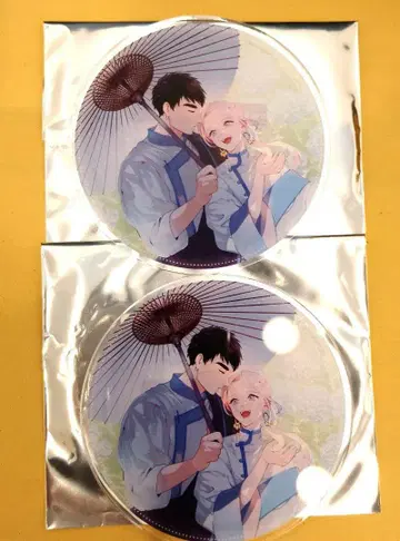 2장 비보이 골드 그라테 아크릴 코스터 타메코