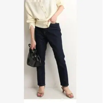 LD DENIM 슬림 데님 팬츠 38 네이비 새상품급