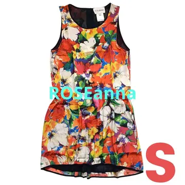 ROSEanna 로즈 안나 꽃무늬 튜닉 실크 100% 프랑스제 화려한