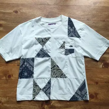 THE NORTH FACE 퍼플 라벨 패치워크 티셔츠