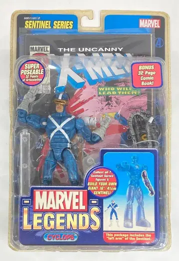 TOYBIZ SENTINEL CYCLOPS (코스튬 화이트/파랑) 6인치