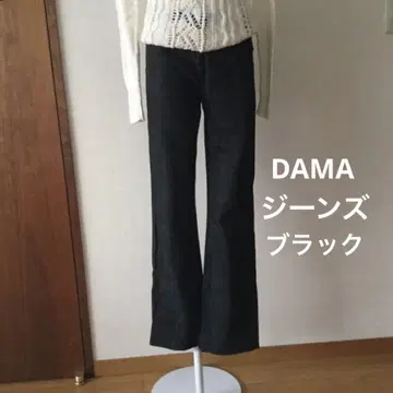 DAMA 부츠 컷 청바지 블랙