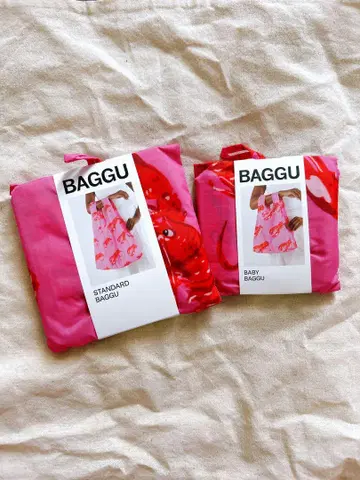 BAGGU 에코백 핑크랍스터 baby standard 2개 세트