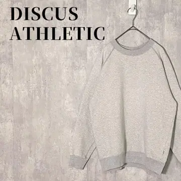 DISCUS ATHLETIC 래글런 슬리브 맨투맨 사이즈 M 속기모