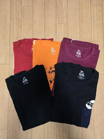 모모타로 청바지 티셔츠 세트 XL 4장, 2XL 1장