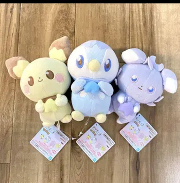 포케피스 봉제 인형 starry 피츄 팽도리 냐스퍼 3종