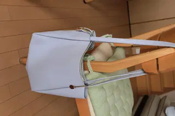 라이트 블루 그레이 토트백