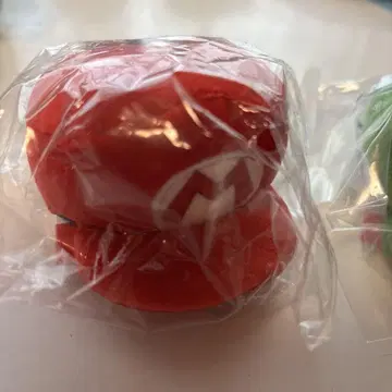 마리오 루이지 모자 봉제 인형 세트