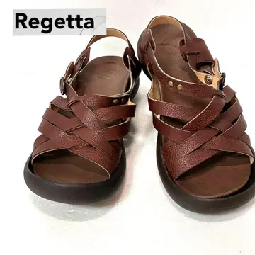 RegattaCanoe 레게타카누 짙은 갈색 샌들 24.5cm