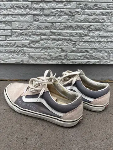 VANS 스웨이드 그레이/핑크 스니커즈