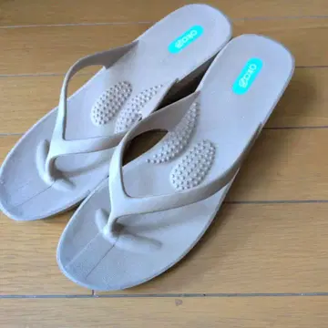 Oka B 베이지  웨지솔 플립플랍