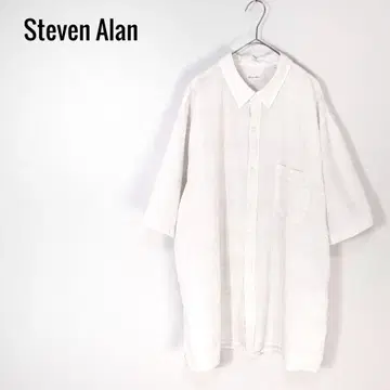 스티븐앨런 VOIL/CHECK BD 루즈 S/S 셔츠