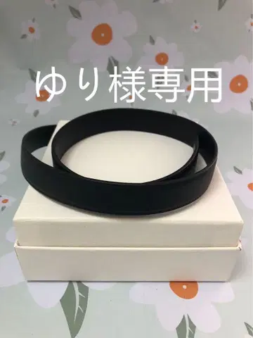 벨트 100 가죽 블랙 (유리)