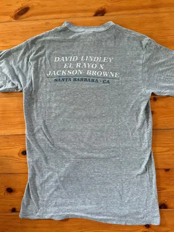 DAVID LINDLEY & JACKSON BROWNE 티셔츠