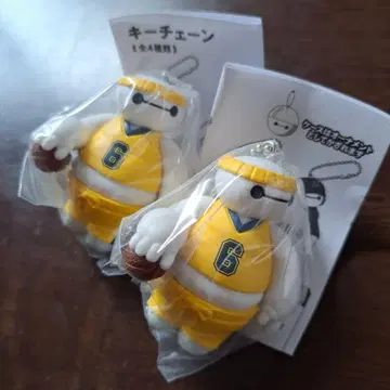베이맥스 농구 키체인 2개 세트