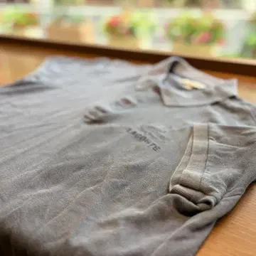라코스테 LACOSTE 블루 피케 셔츠 [M]