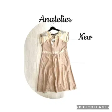 미사용 실크 Anatelier 원피스 정가 44100엔