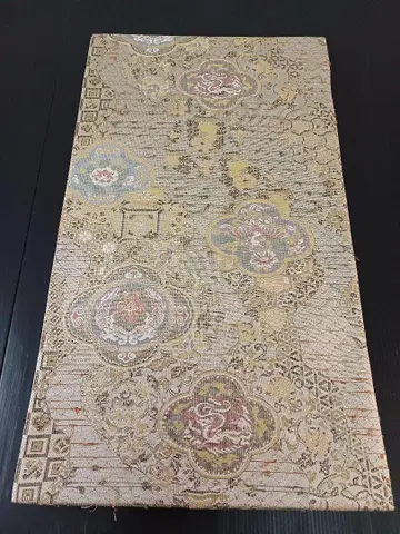 [6통] 후쿠로 오비 미사용 새상품 작가 작품 435cm O-843