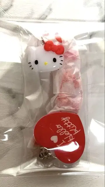 헬로키티 시크릿 스트랩 아이 러브 헬로키티 레드 빨간색