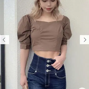 제이더 파워 숏 BL 숏 기장 블라우스