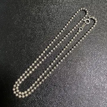 볼 체인 목걸이 실버 .925 silver.925