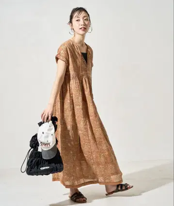 FREAKS STORE 프릭스 스토어 인도 페이즐리 프린트 원피스