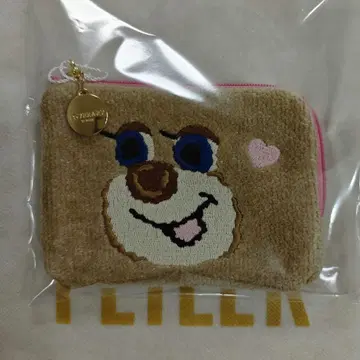 페이러 드업 테디 걸 파우치 L자형 미사용 새상품