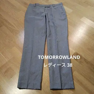 TOMORROWLAND 여성용 그레이 슬랙스