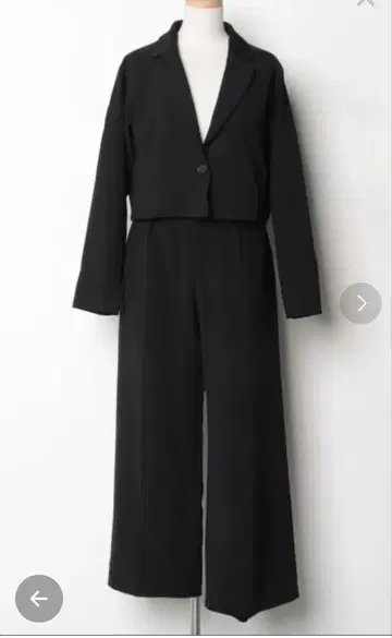 HARE 하레 크롭 자켓 와이드 팬츠 셋업