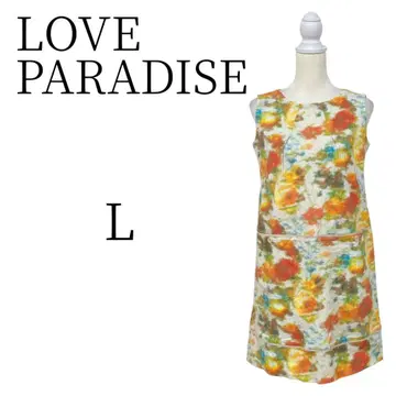 LOVE PARADISE 슬리브리스 원피스 L