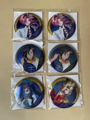 FGO 캔뱃지 타카스기 만드리카르도 등 6종 가챠 메이트