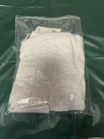 wenzday 카고 포켓 스웨트 팬츠 라이트 그레이