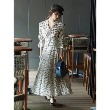 SNIDEL 스나이델 빅 컬러 클래시컬 원피스 SWF0214065