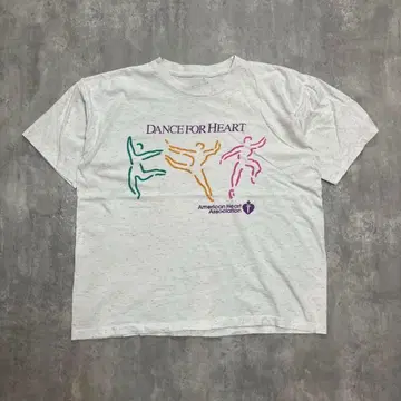 90s dance art vintage Tee 티셔츠 싱글 스티치