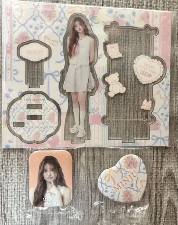 에니마이 복권 ILLIT 민주 MINJU 2개 세트 아크릴 스탠드