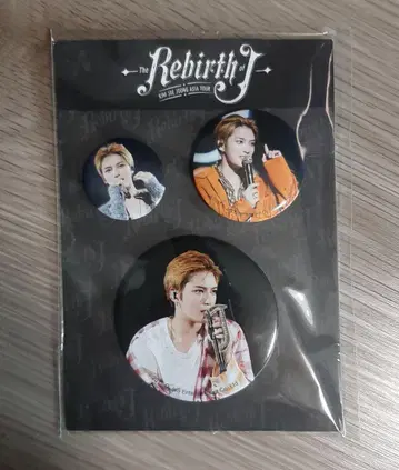 제이츄 Rebirth of J 캔뱃지 아시아 투어 굿즈