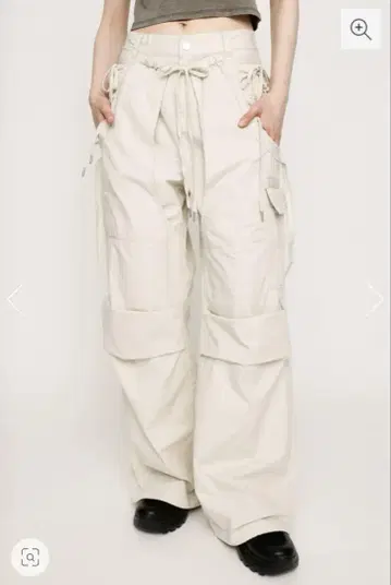 SLY TUCK WIDE WOVEN 팬츠