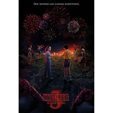 공식 기묘한 이야기 3 포스터 stranger things