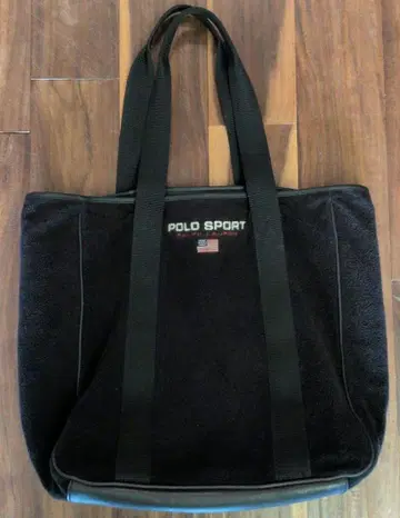 POLO SPORT Ralph Lauren 빅 블랙 토트백