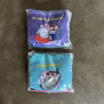디즈니 캡슐 토이 에코백 베이맥스 미키 미니 마우스