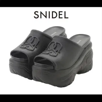 스나이델 힐 범퍼 샌들 snidel